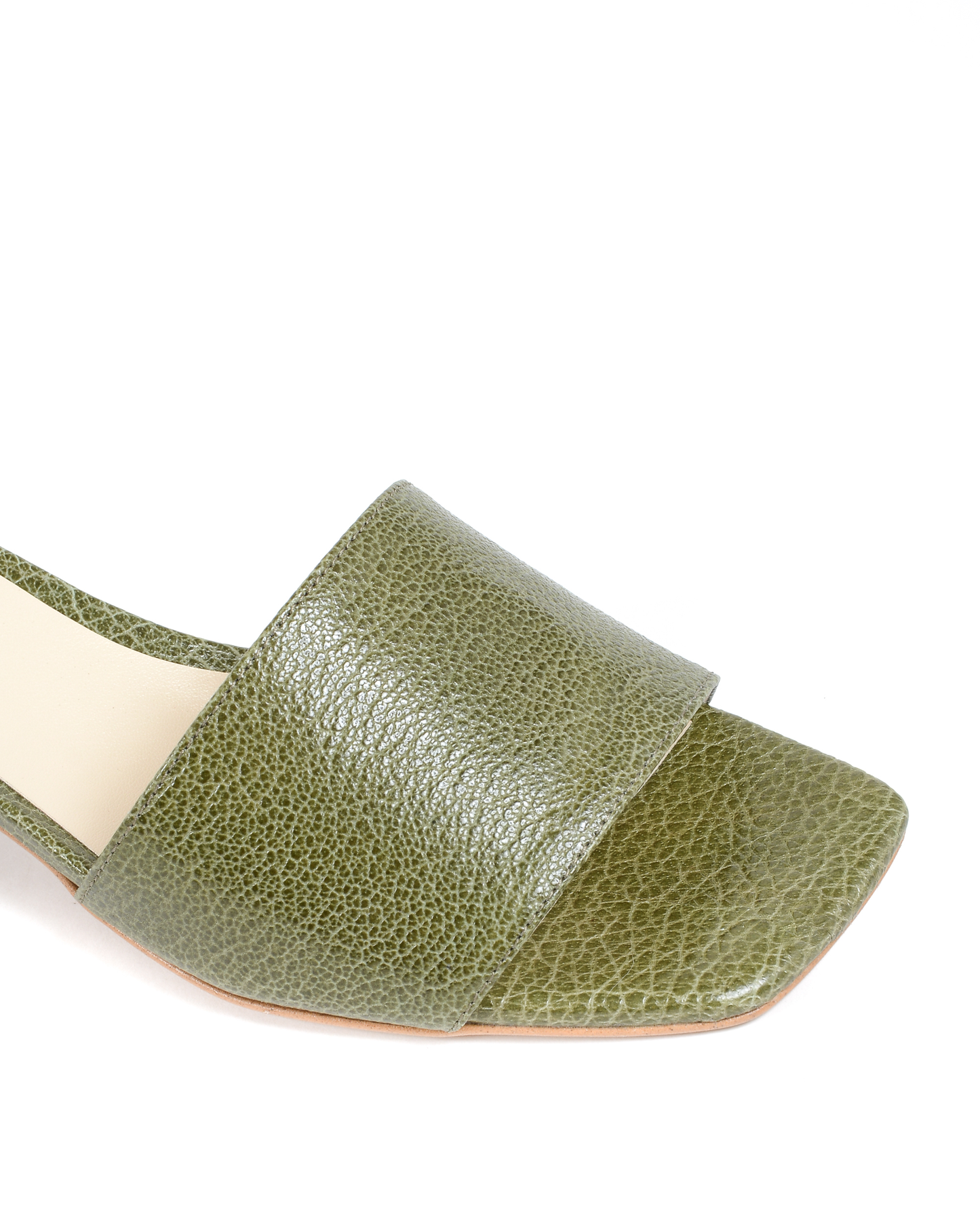 19V69 Italia Womens Sandal Green 4909 CALF VERDE FOGLIA