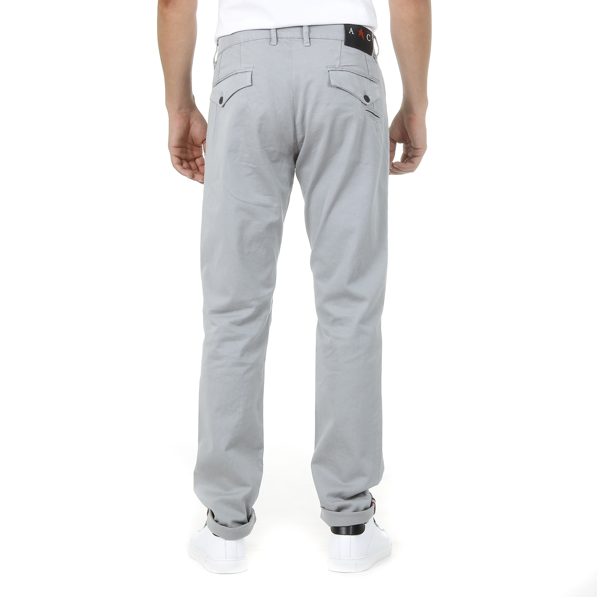 Andrew Charles Mens Pants Light Grey AMARA