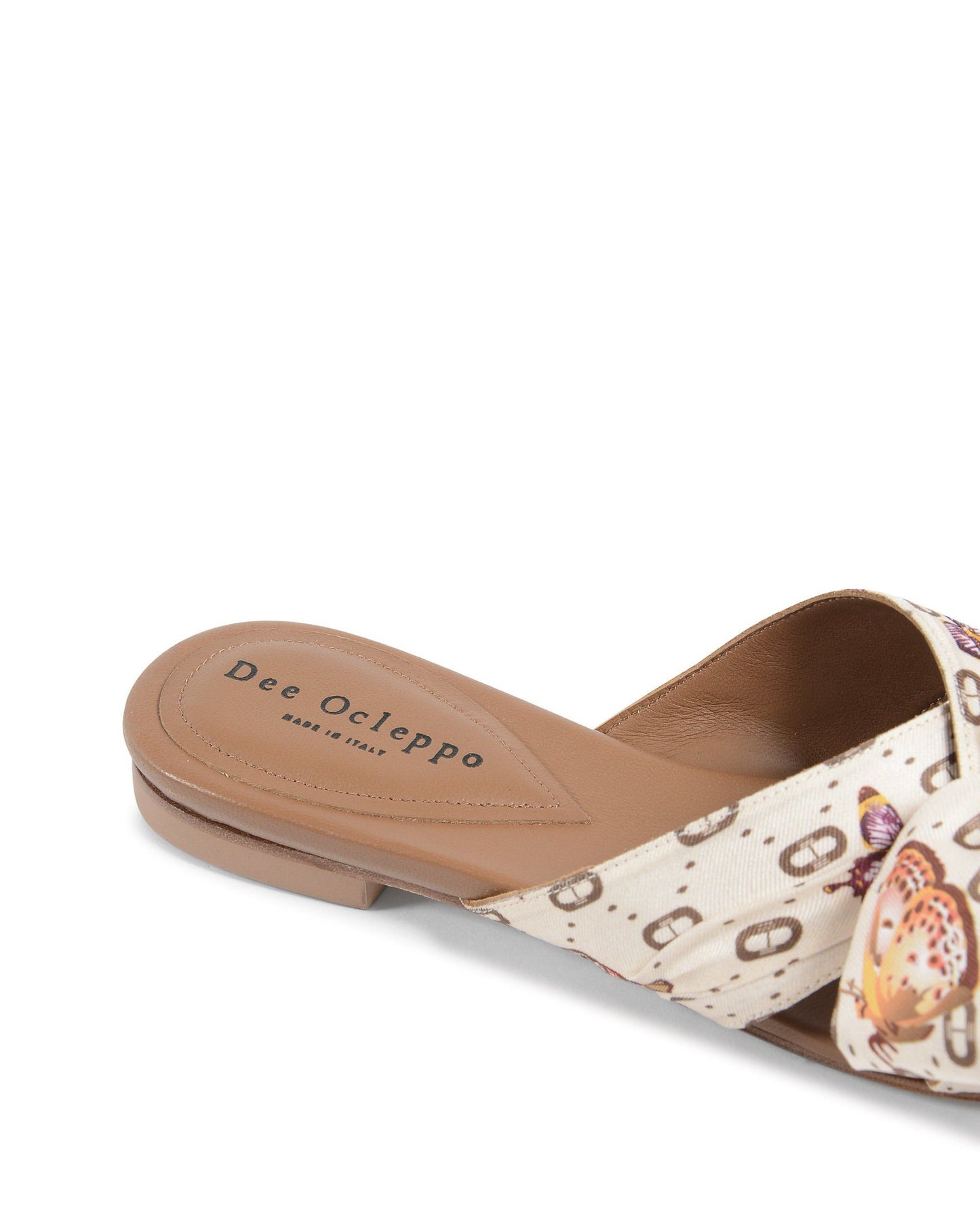 Emma Bow Mule Tan