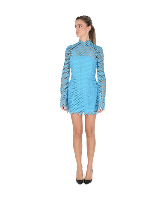 David Koma Womens Dress AW24DK13DA TURQUOISE 504