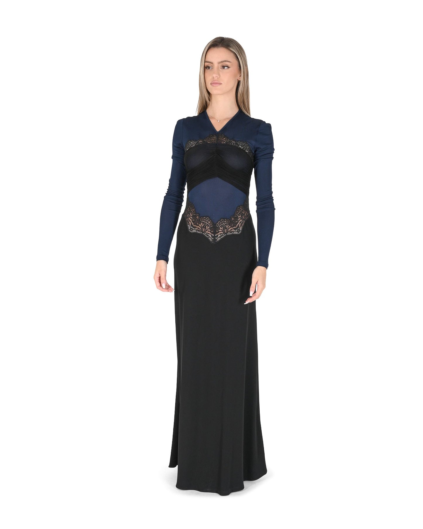 Christopher Esber Womens Dress 24033117 BLUE/BLACK 5B2
