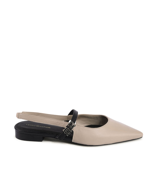 Tommy Hilfiger Womens Ballerina Beige FW0FW07772AES