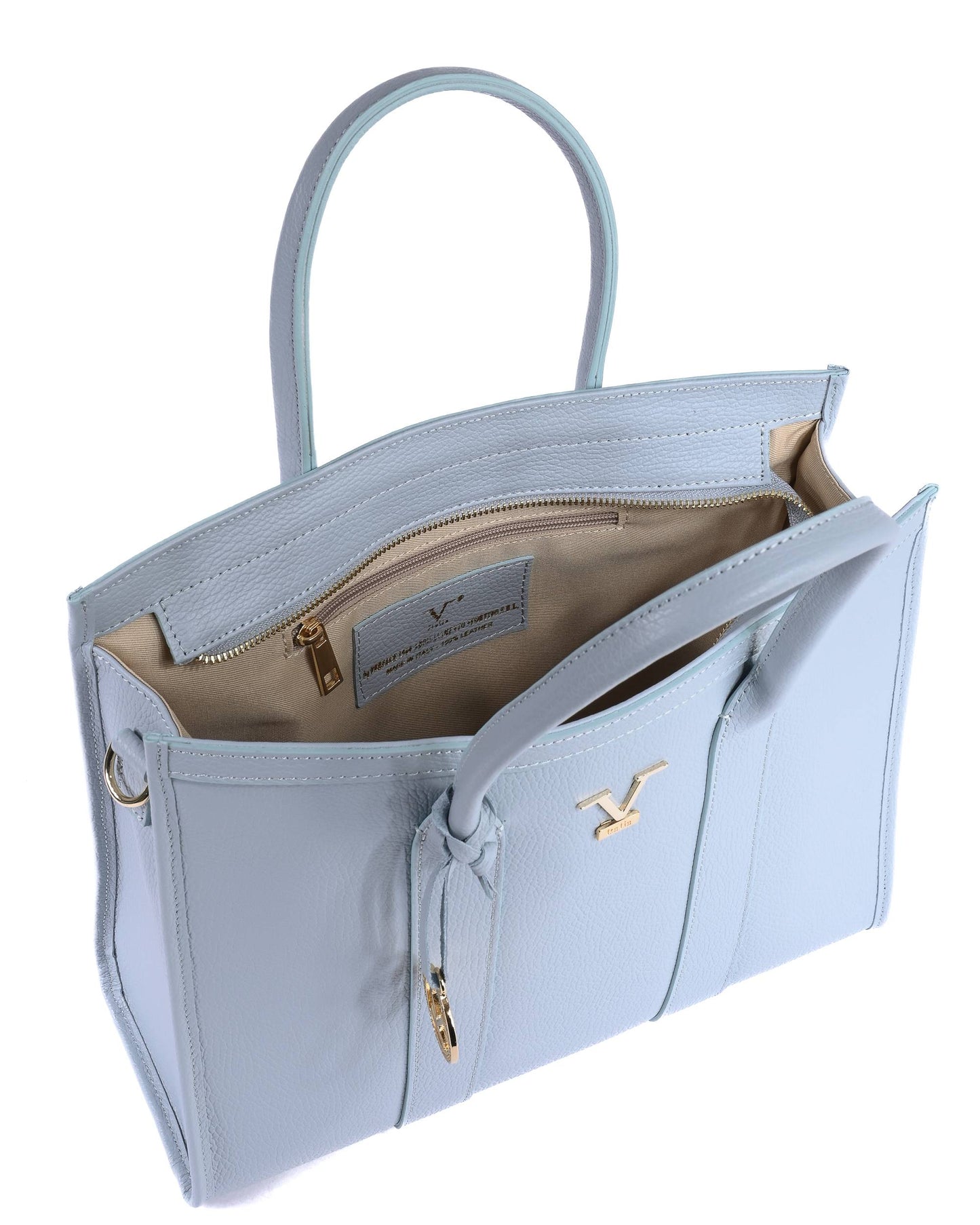 V Italia Womens Handbag CA1030 DOLLARO CELESTE
