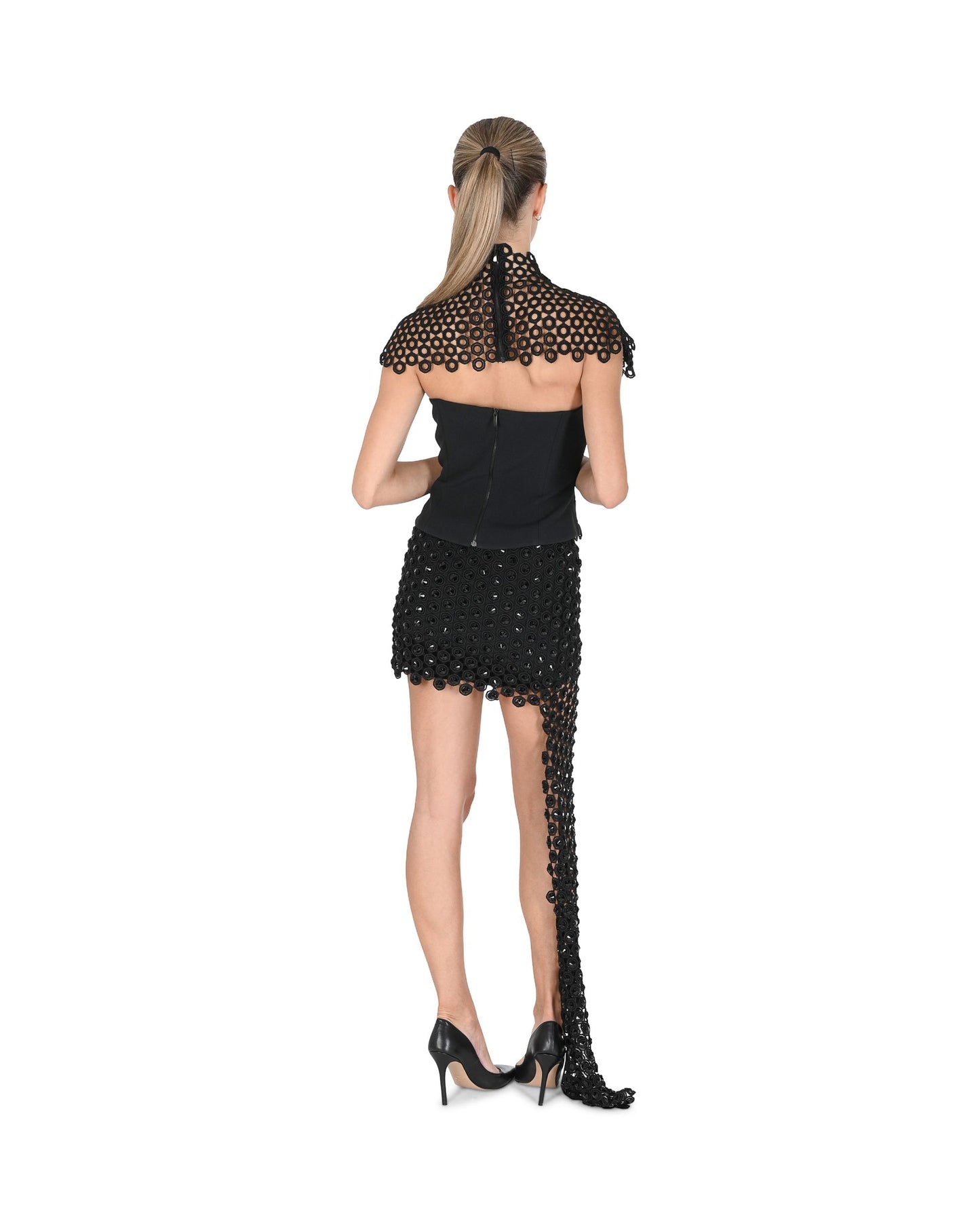 David Koma Womens Skirt AW24DK14S BLACK 801
