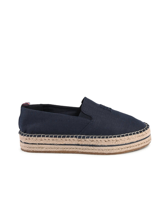 Tommy Hilfiger Womens Espadrilles Blue FW0FW07696DW6