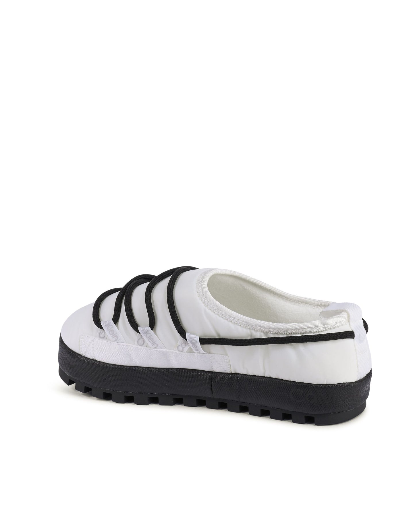 Calvin Klein Womens Slipper White YW0YW01216YBR