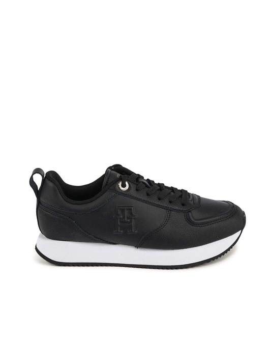 Tommy Hilfiger Womens Sneaker Black FW0FW07285BDS
