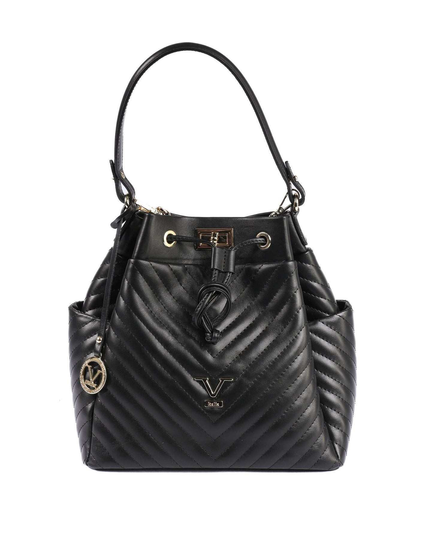 V Italia Womens Handbag BH10272 52 N SAUVAGE NERO