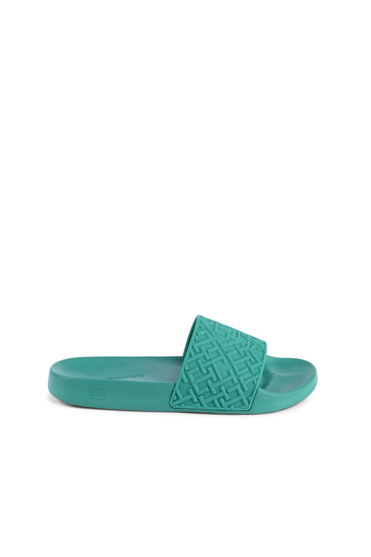 Tommy Hilfiger Womens Slide Green FW0FW06987L4B