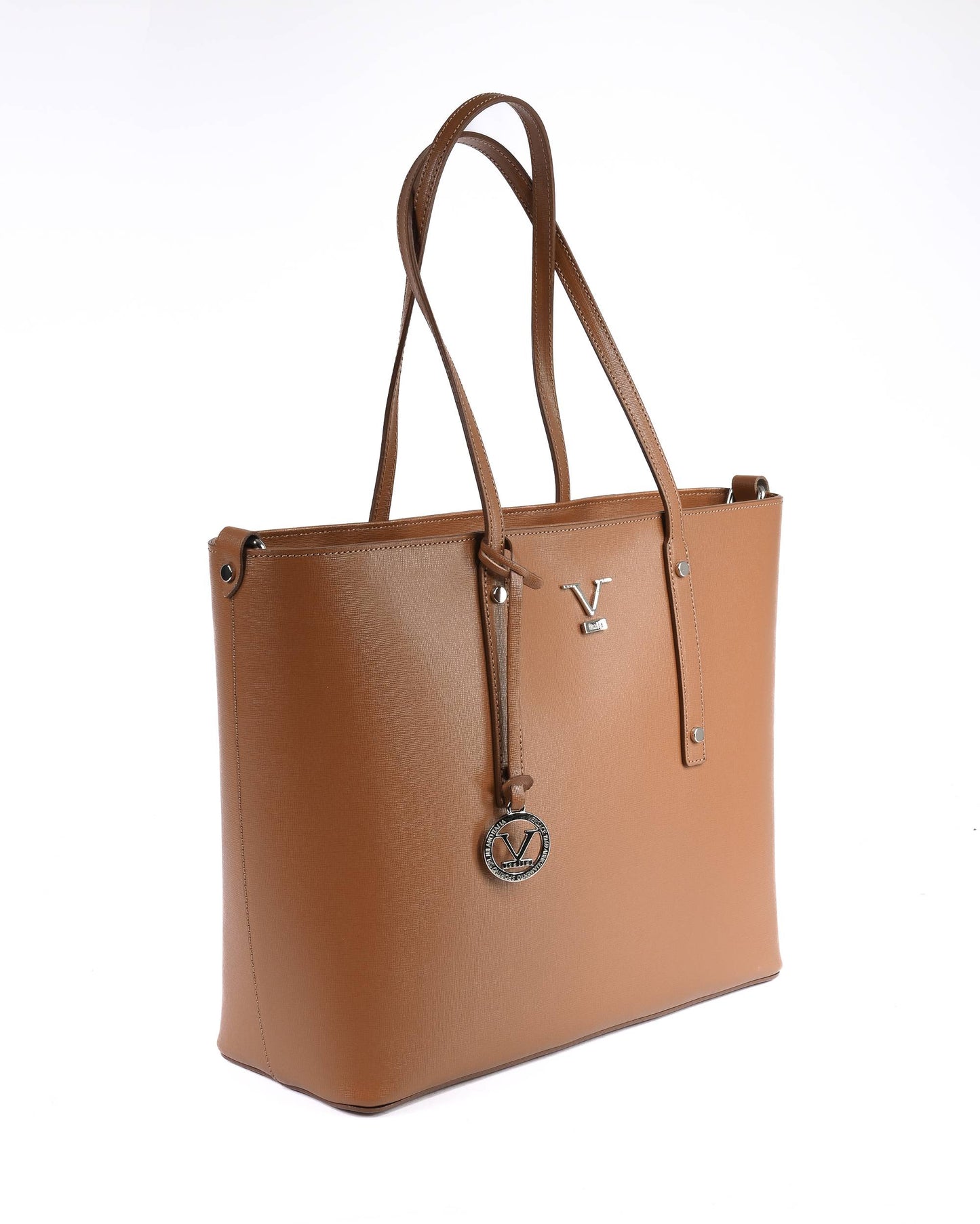 V Italia Womens Handbag CB1070 SAFFIANO CUOIO
