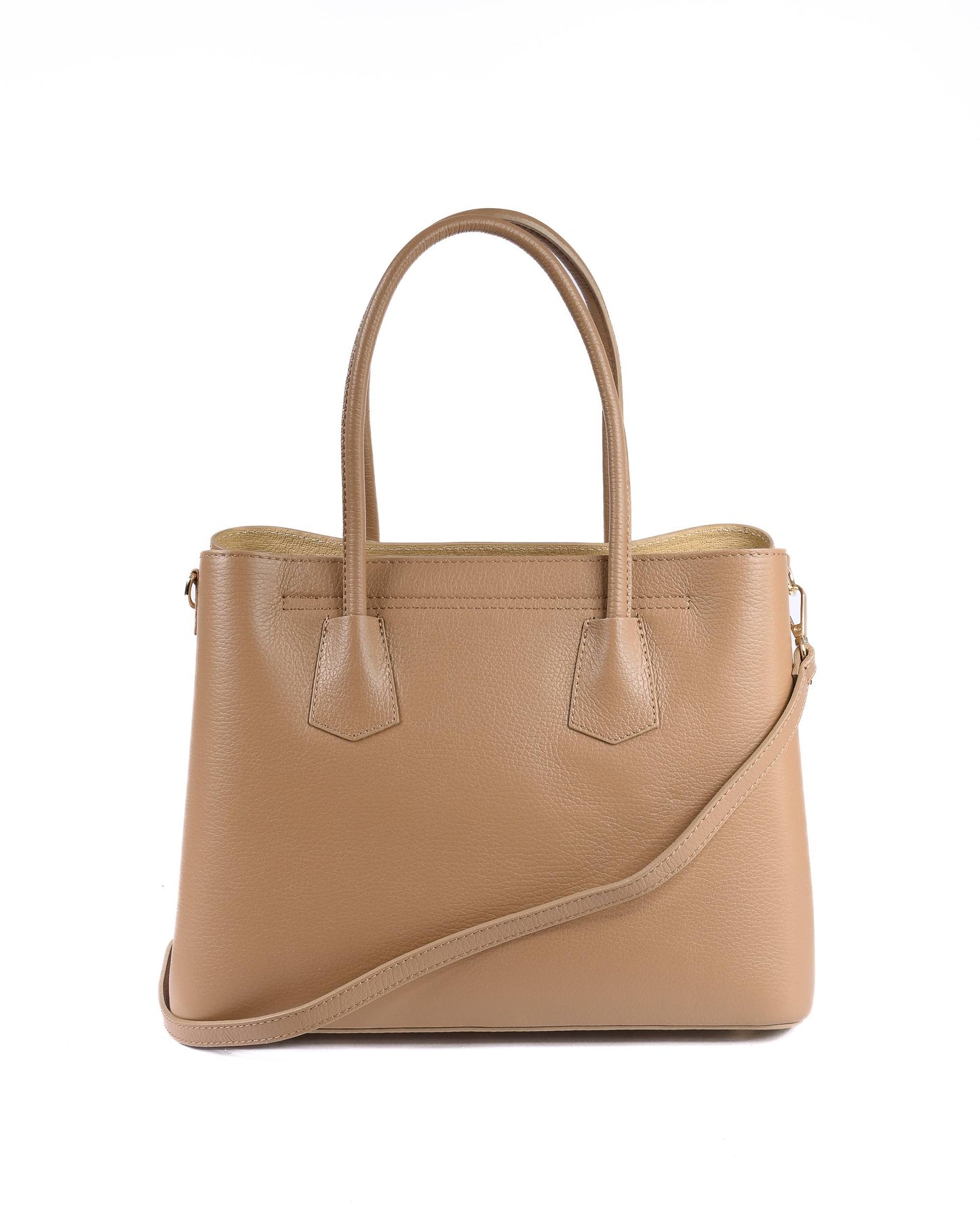 V Italia Womens Handbag 10510 DOLLARO BEIGE