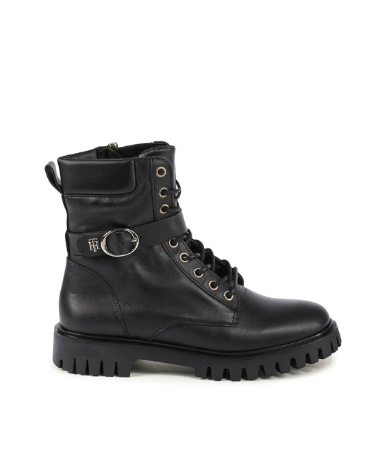 Tommy Hilfiger Womens Boots Black FW0FW06734BDS