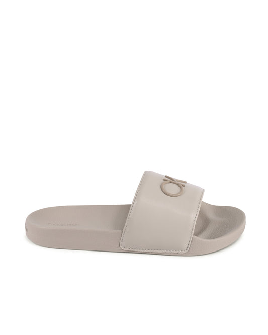 Calvin Klein Womens Slide Beige HW0HW015090GC