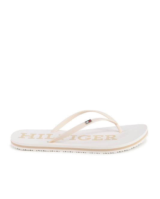 Tommy Hilfiger Womens Flip Flop Beige FW0FW07901AEF