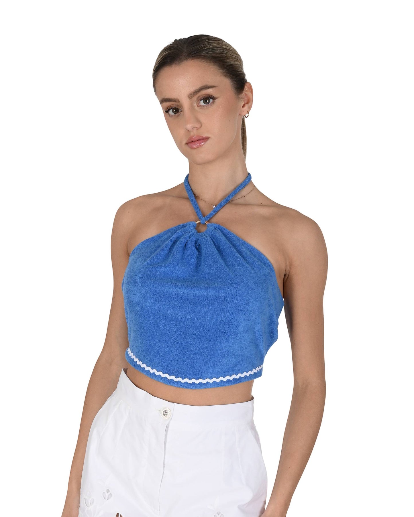 Nevro Womens Top ICARUS BUST BLUE 501