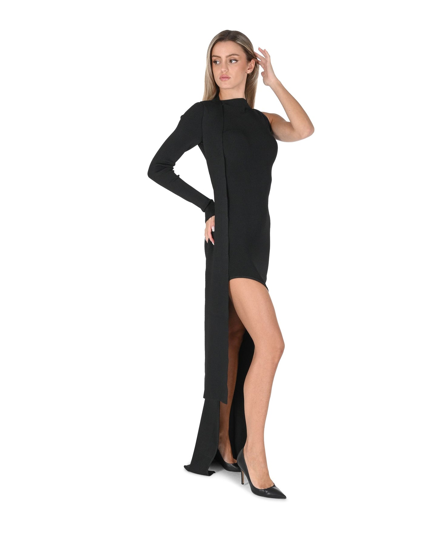 David Koma Womens Dress AW24DKKN22DL BLACK 801