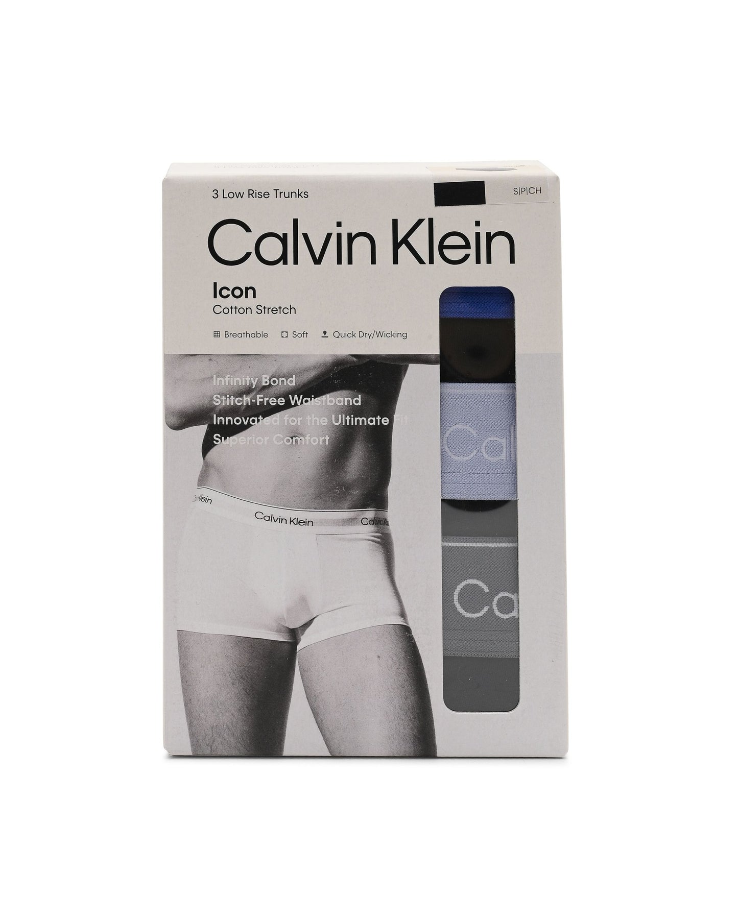 Calvin Klein Mens Low Rise Trunk LV00NB4389R9B