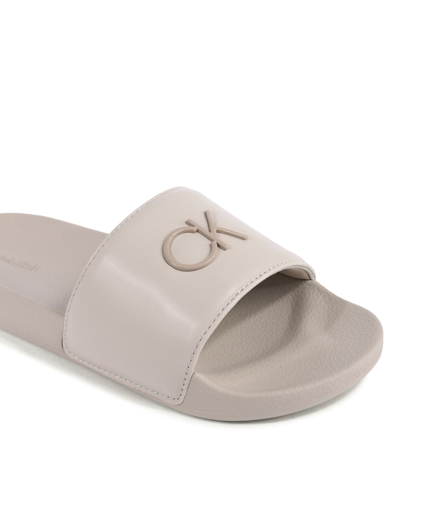 Calvin Klein Womens Slide Beige HW0HW015090GC