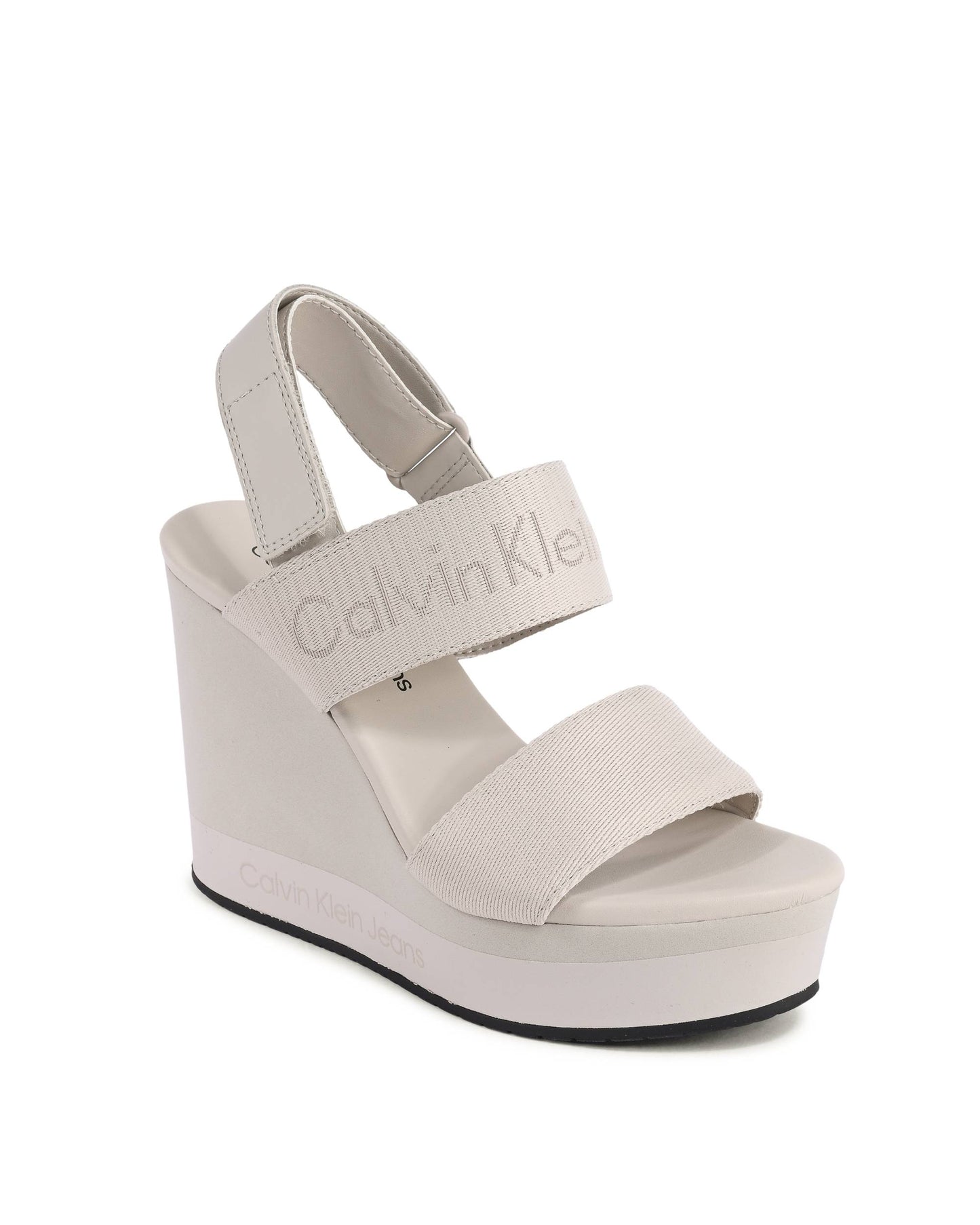 Calvin Klein Womens Wedge Beige YW0YW013600F4