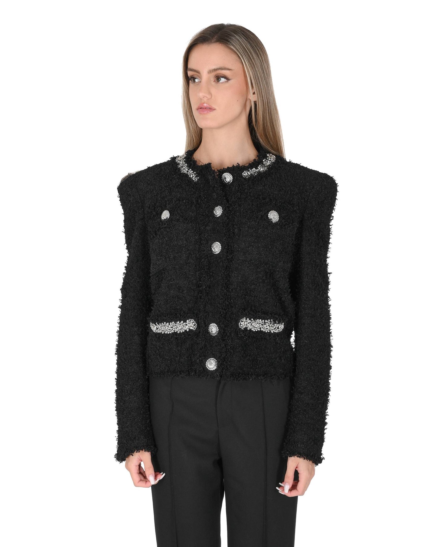 Balmain Womens Jacket DF0SK457PC64 EAW 8S1