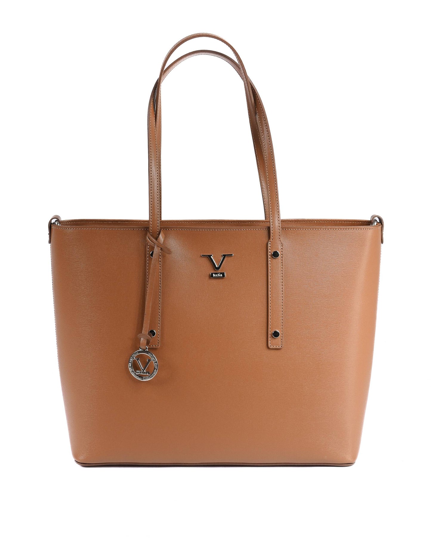 V Italia Womens Handbag CB1070 SAFFIANO CUOIO