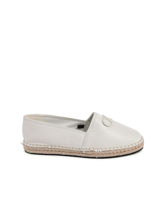 Calvin Klein Womens Espadrilles White HW0HW01457YBJ