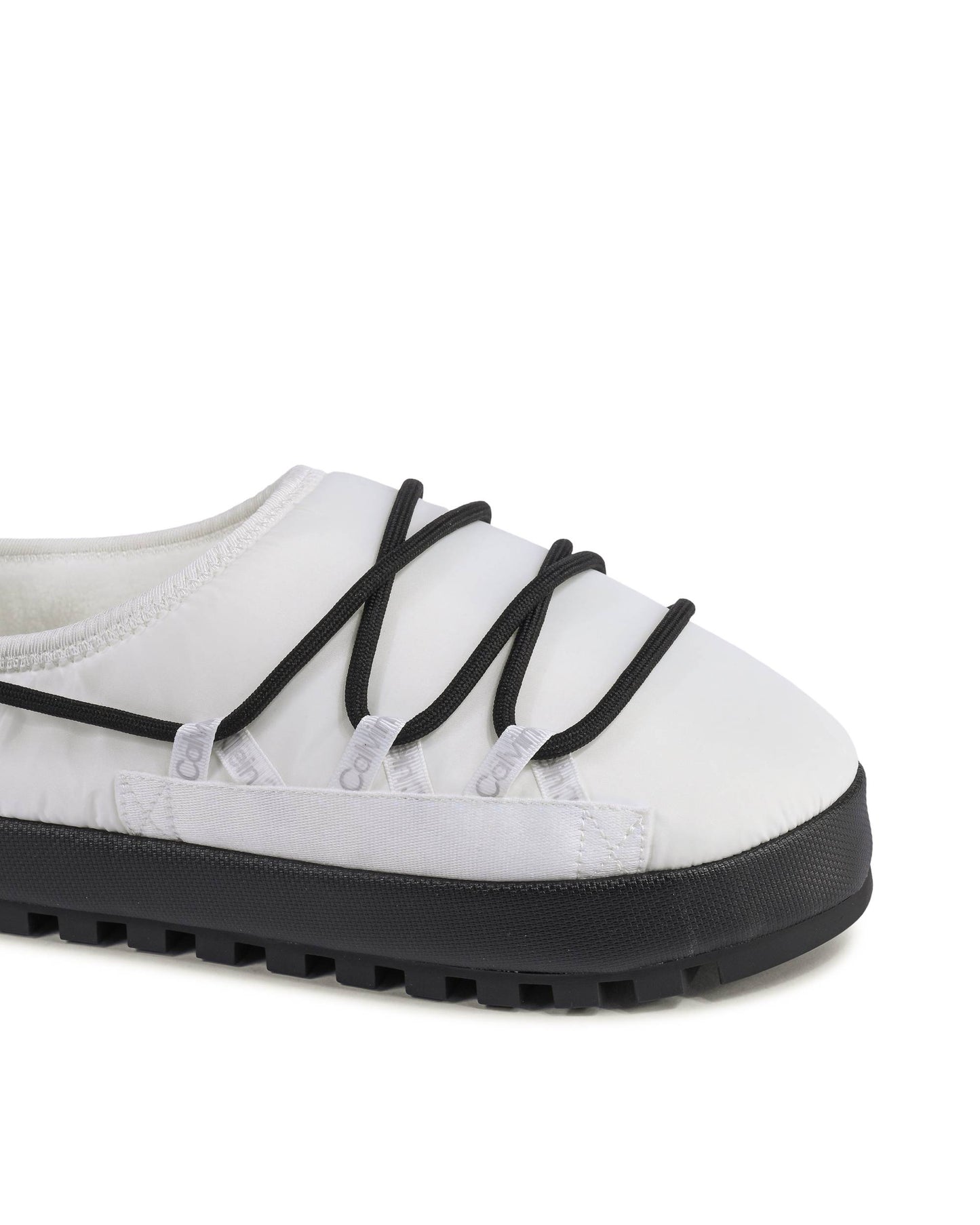 Calvin Klein Womens Slipper White YW0YW01216YBR
