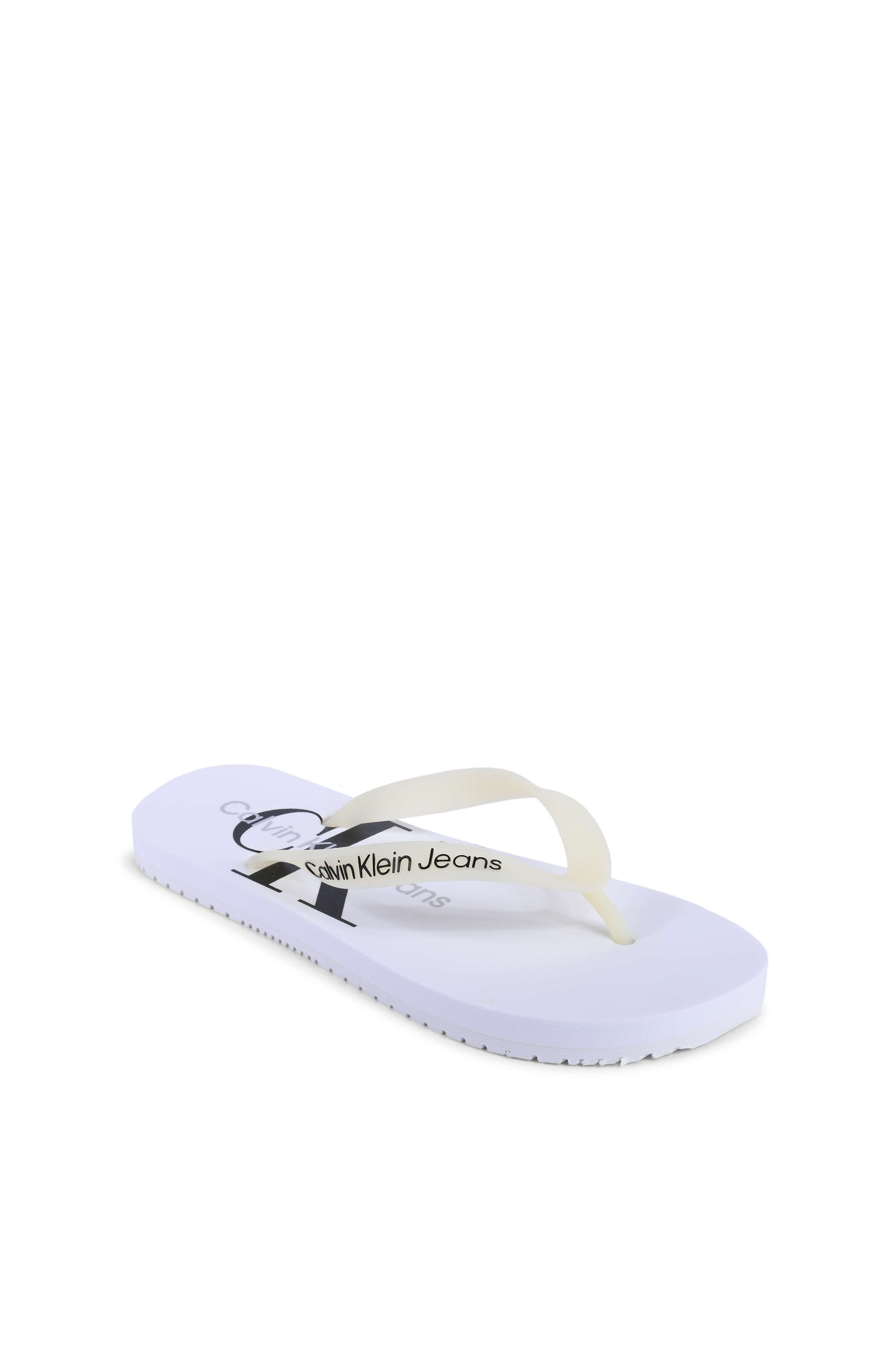Calvin Klein Womens Flip flop White YW0YW01246YBR