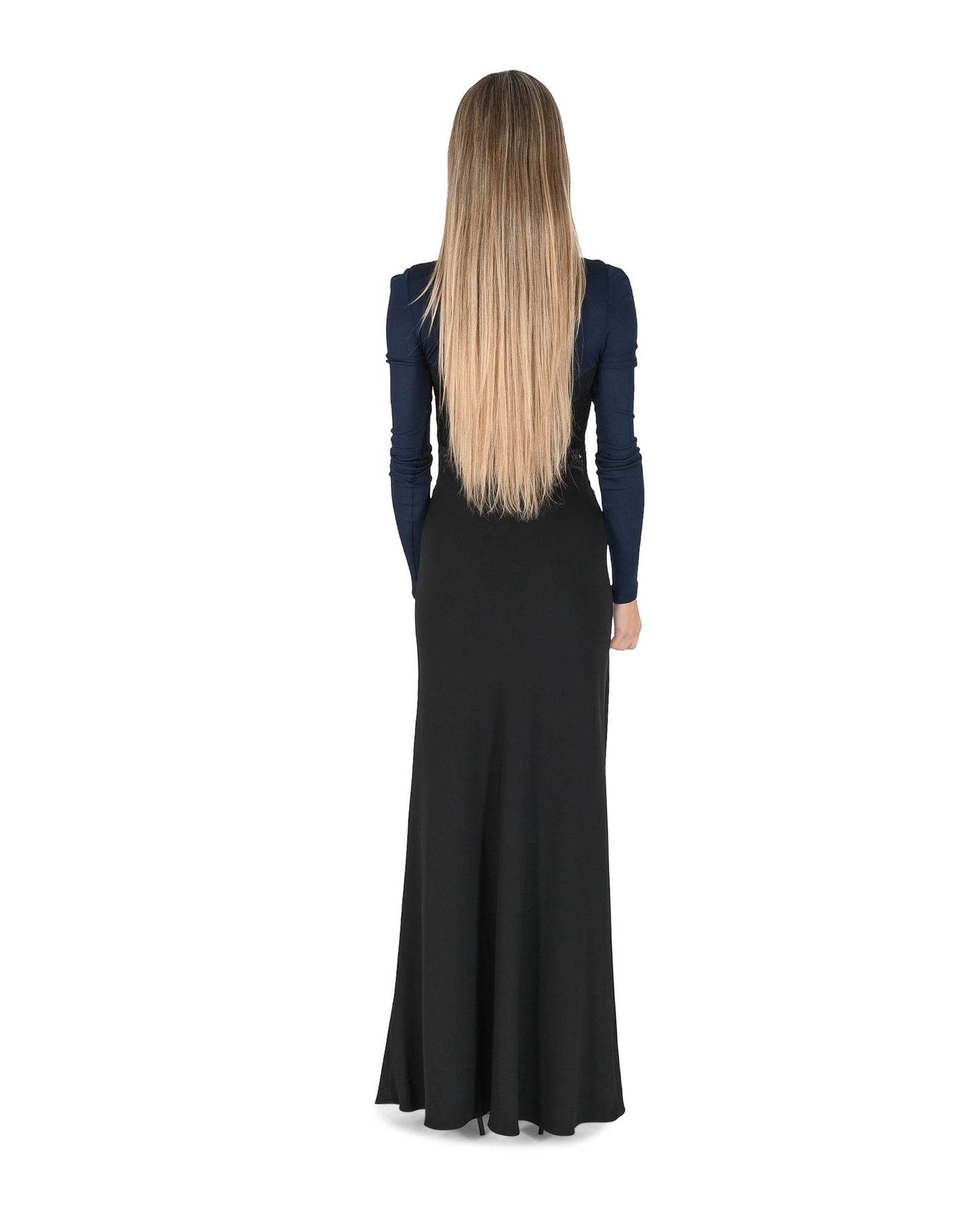 Christopher Esber Womens Dress 24033117 BLUE/BLACK 5B2
