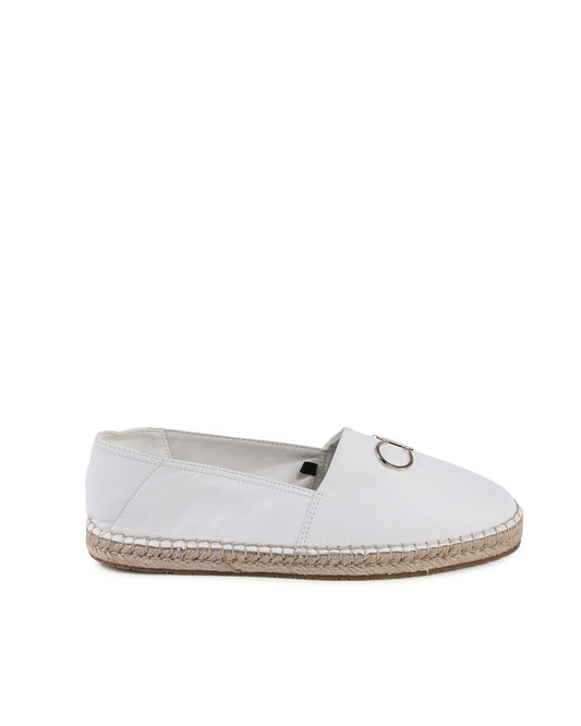 Calvin Klein Womens Espadrilles White HW0HW00740YAF