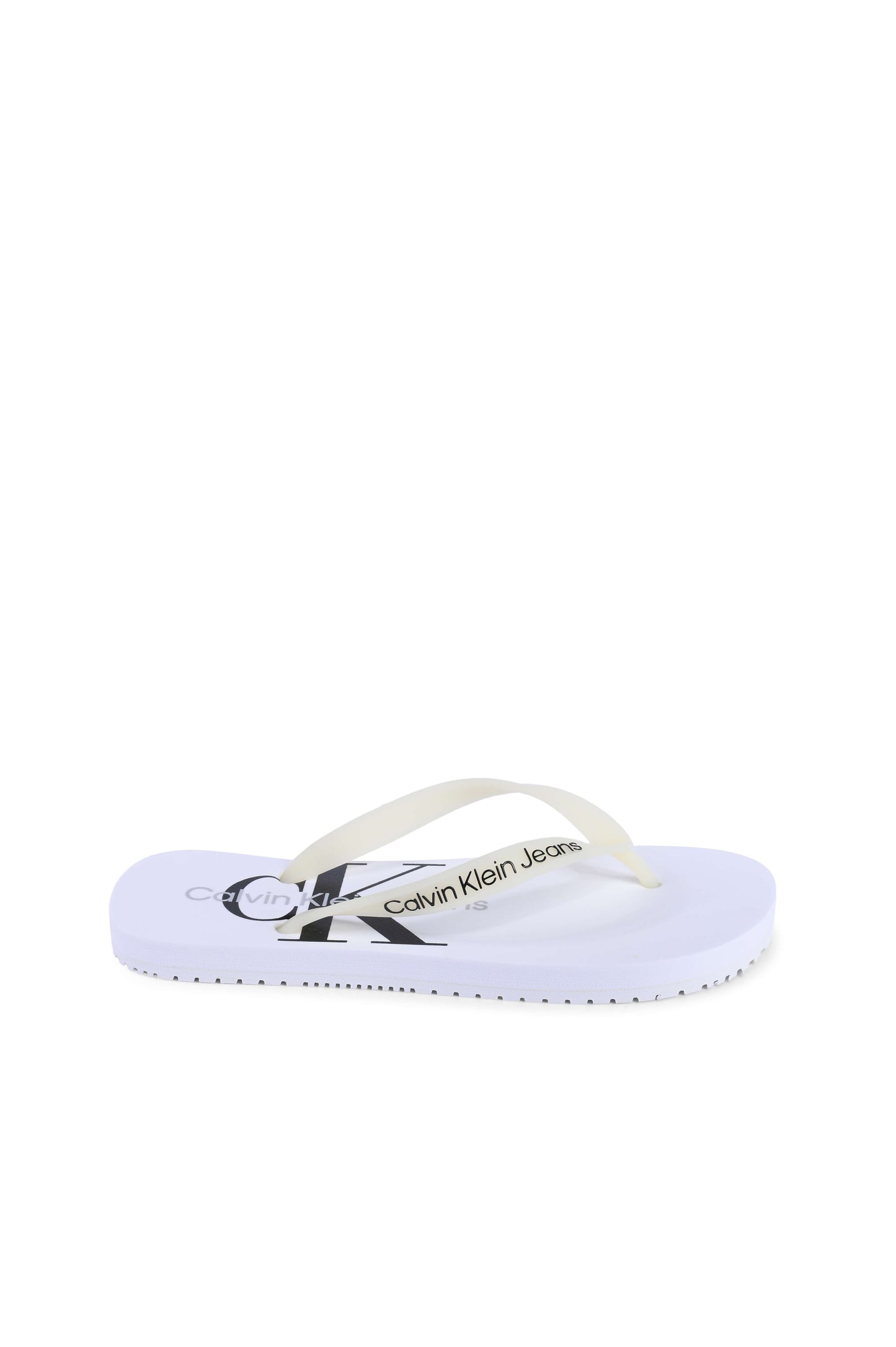 Calvin Klein Womens Flip flop White YW0YW01246YBR