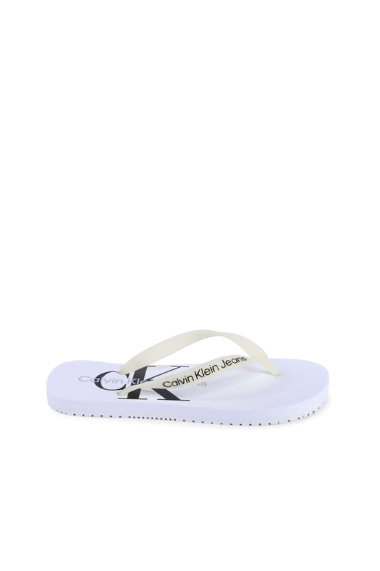 Calvin Klein Womens Flip flop White YW0YW01246YBR