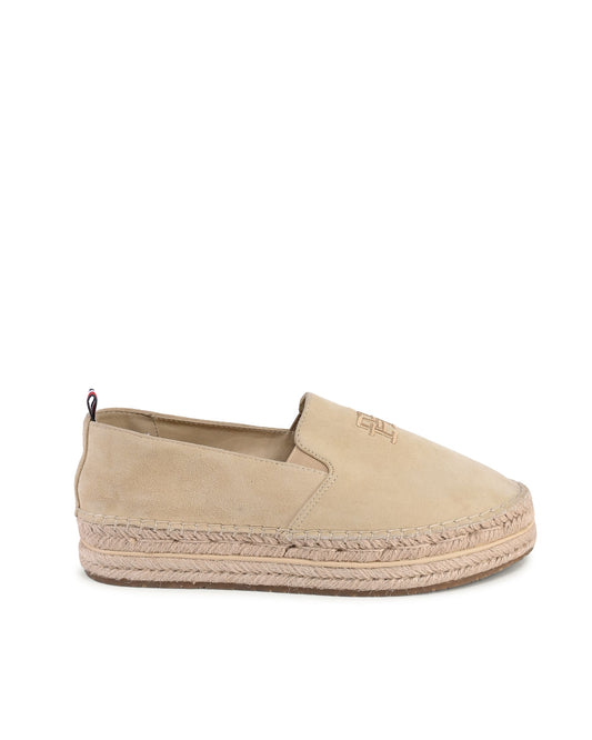 Tommy Hilfiger Womens Espadrilles Beige FW0FW07695ACR
