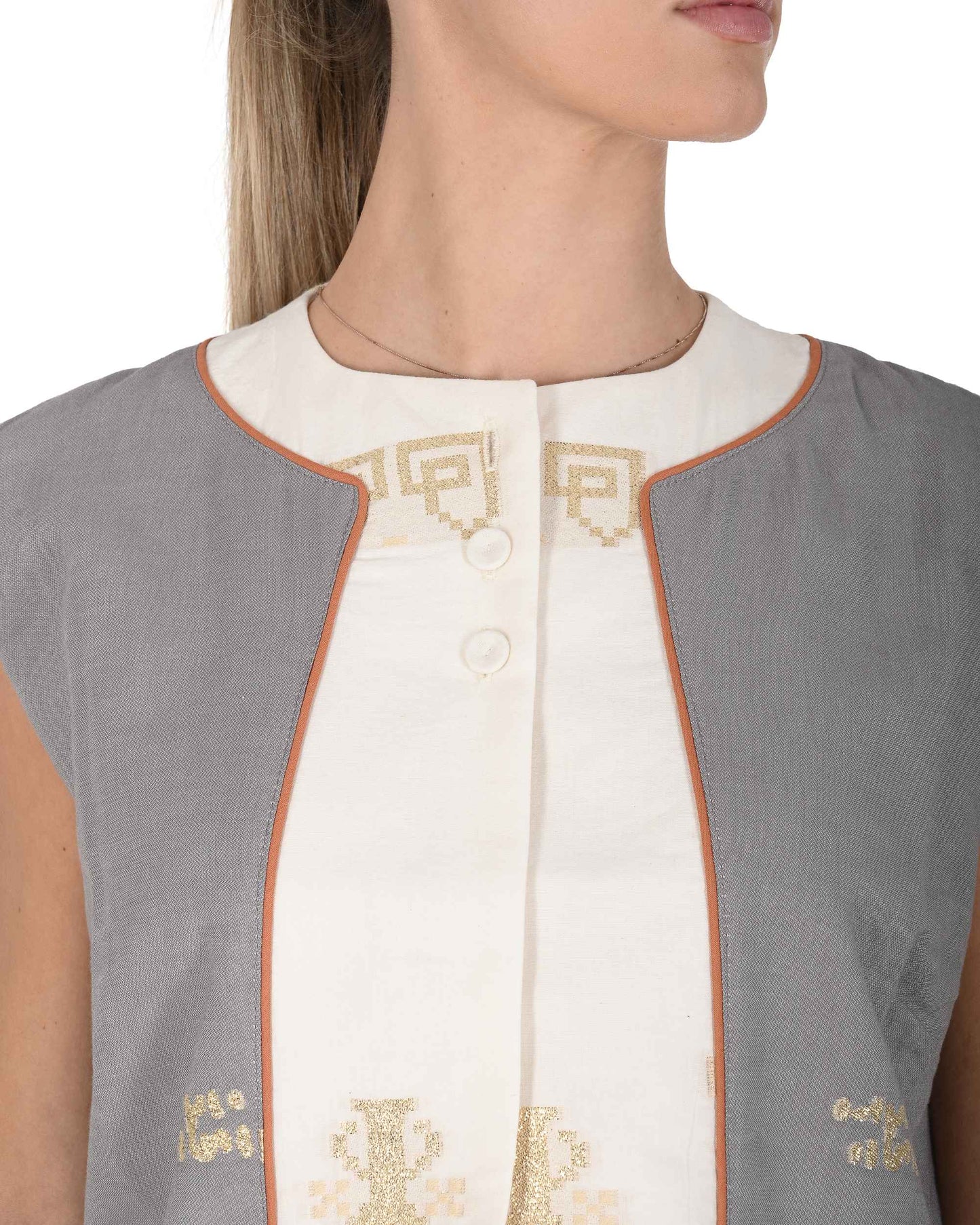 Mykonos Womens Vest POSEIDON GREY 802