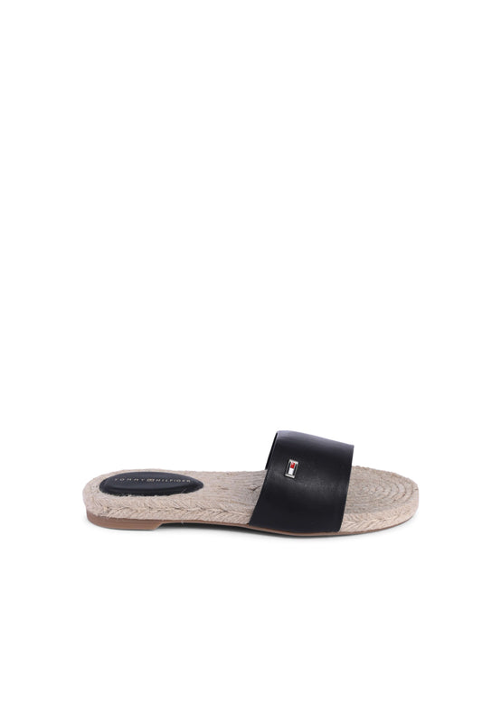 Tommy Hilfiger Womens Espadrilles Black FW0FW07933BDS