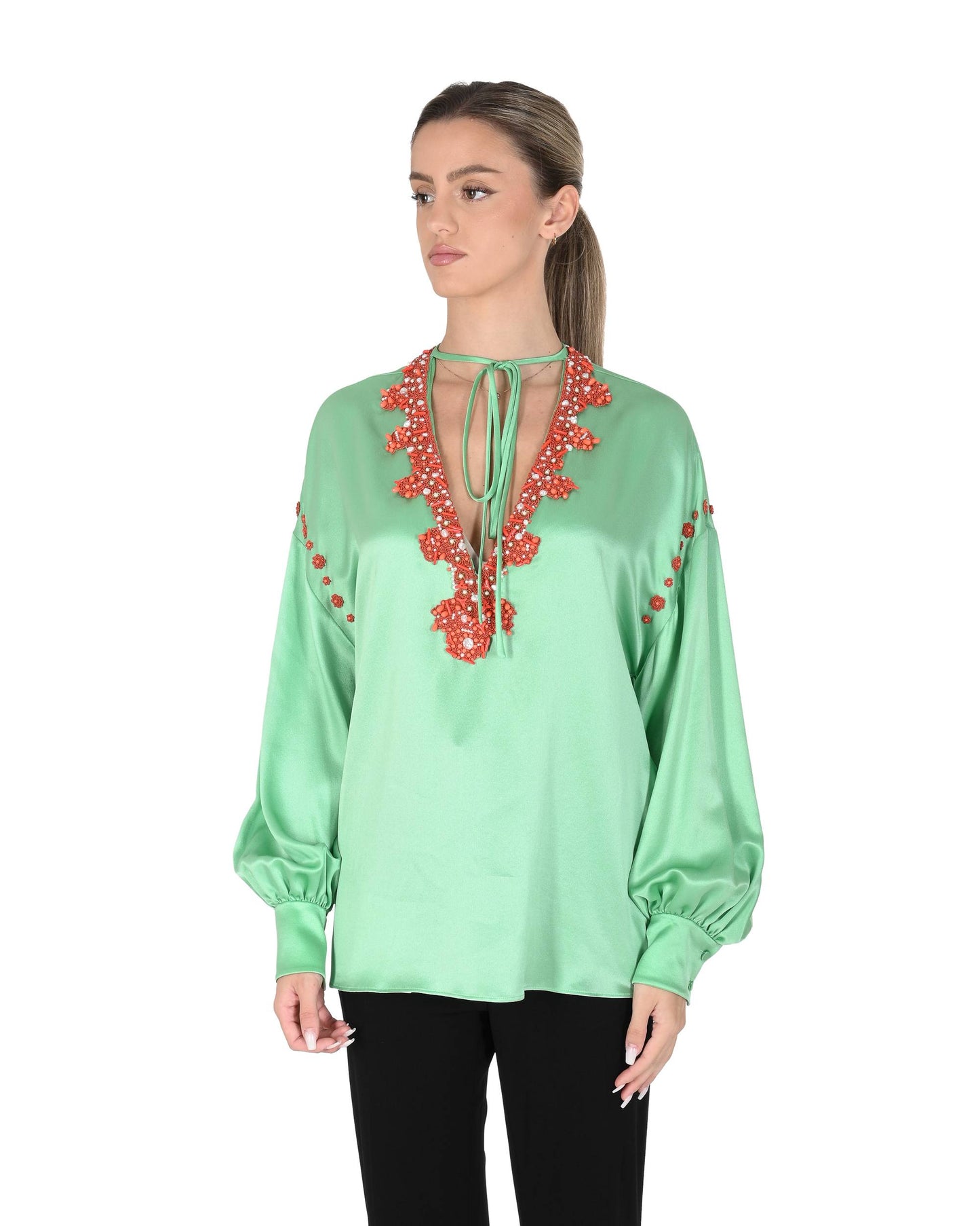 Valentino Womens Blouse AE9568C7 ZZ7 5IC