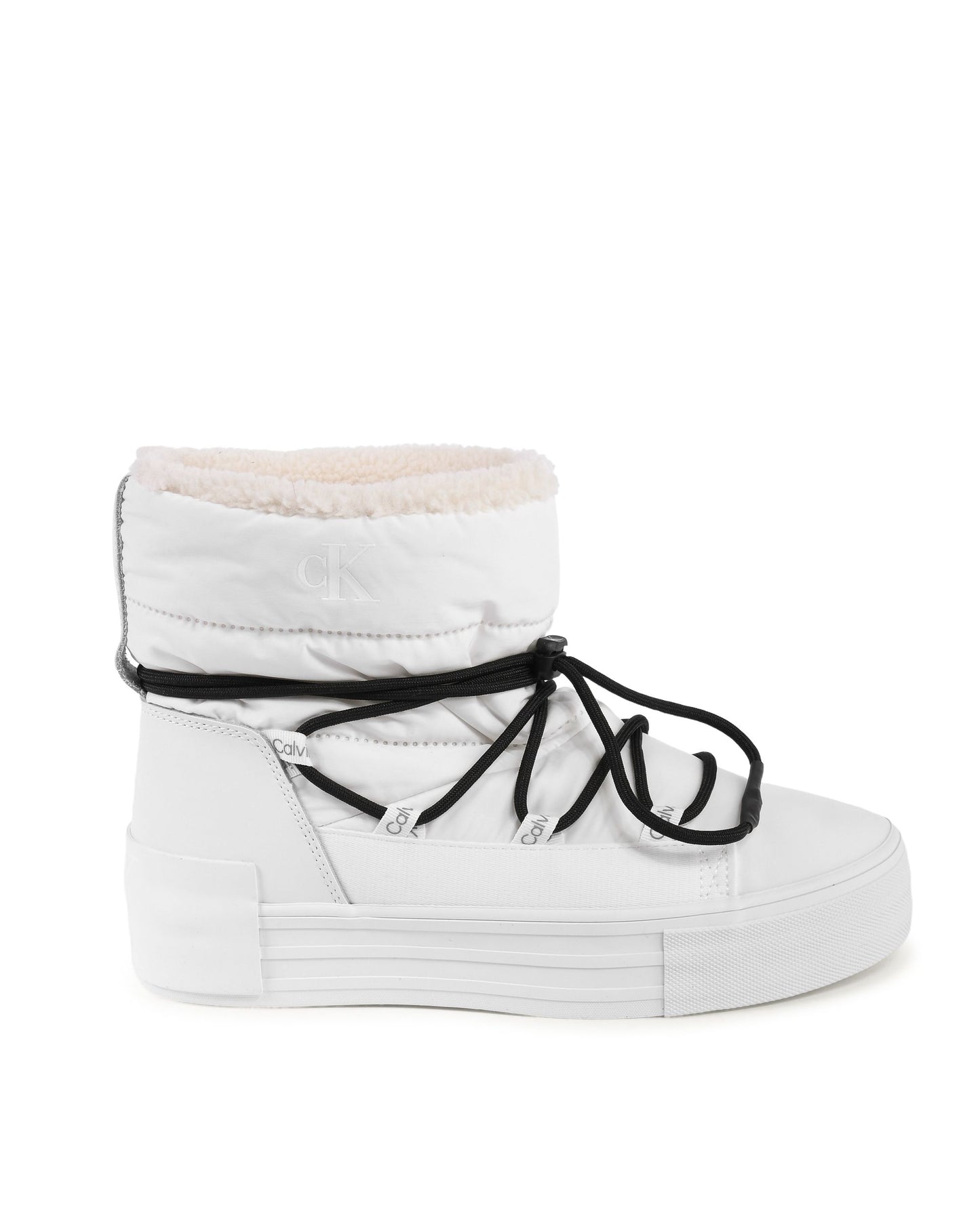 Calvin Klein Womens Sneaker White YW0YW01181YBR