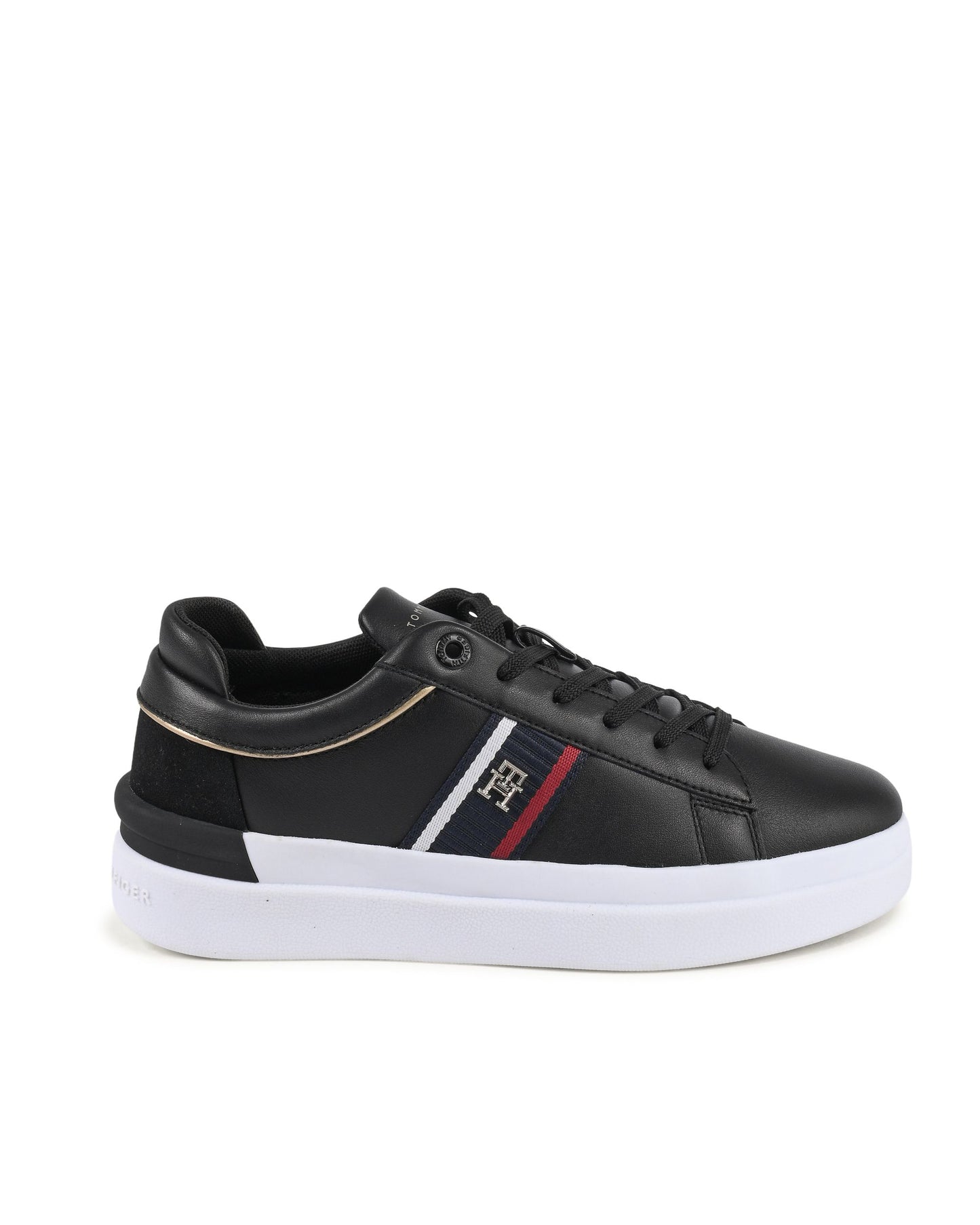 Tommy Hilfiger Womens Sneaker Black FW0FW07387BDS