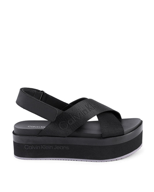 Calvin Klein Womens Sandal Black YW0YW013620GT