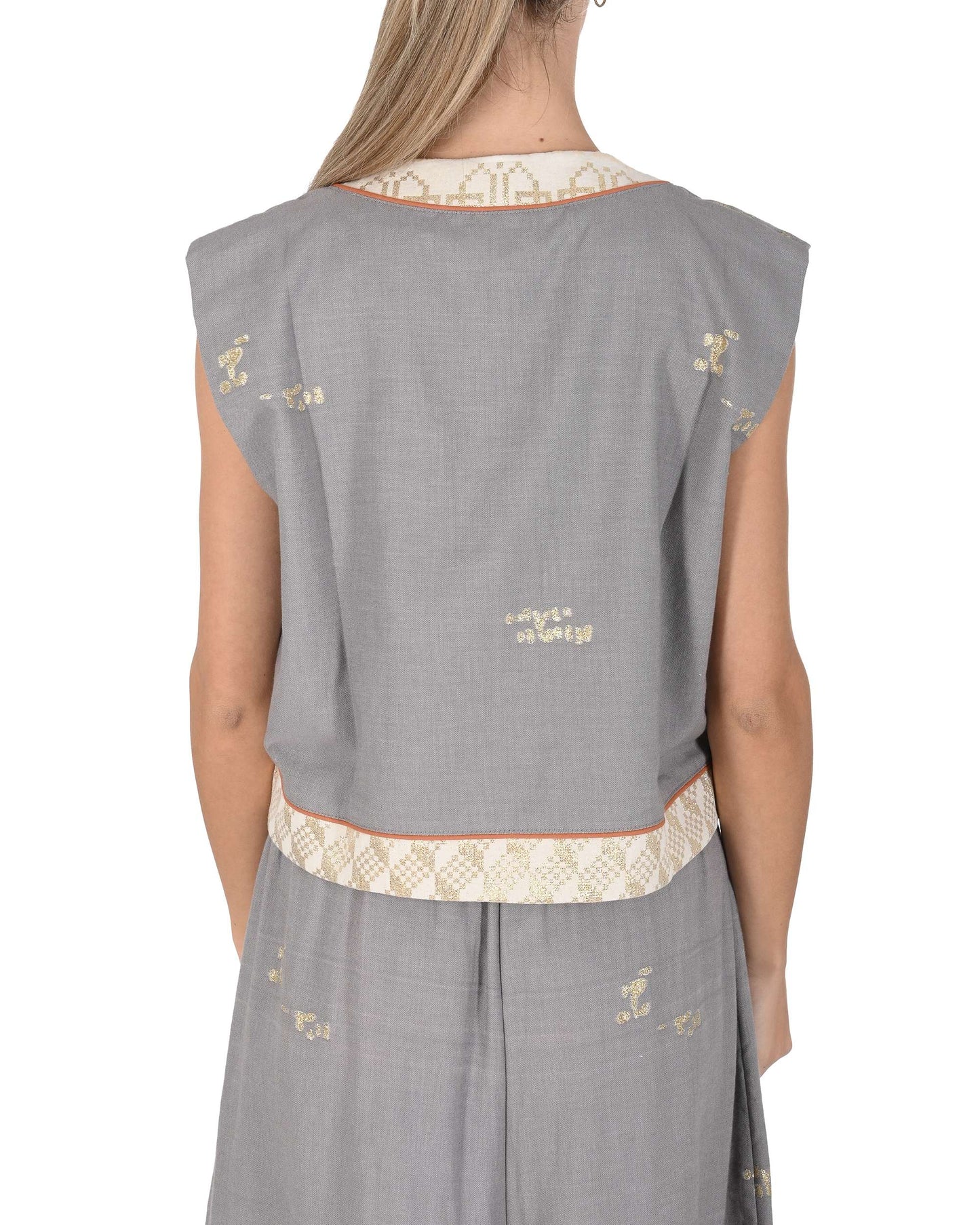 Mykonos Womens Vest POSEIDON GREY 802
