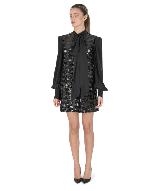 Balmain Womens Dress DF0R9222MF77 0PA 801