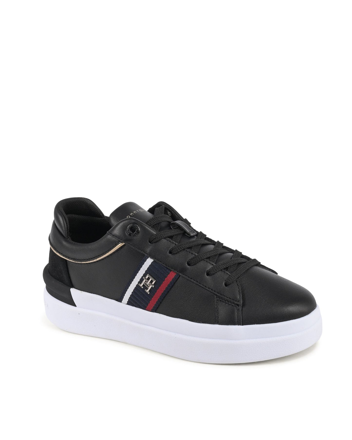 Tommy Hilfiger Womens Sneaker Black FW0FW07387BDS