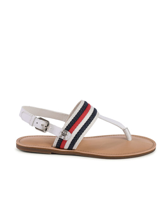 Tommy Hilfiger Womens Sandal White FW0FW06988YBL