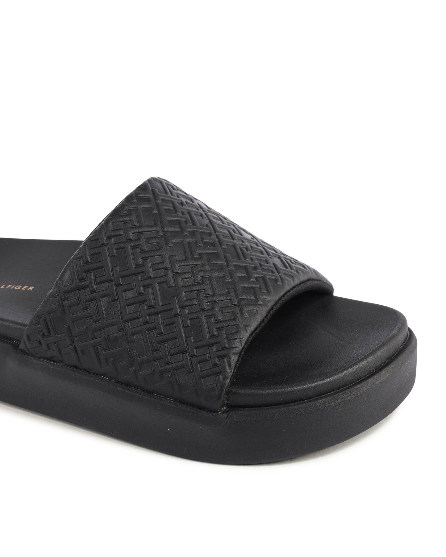 Tommy Hilfiger Womens Slide Black FW0FW07855BDS