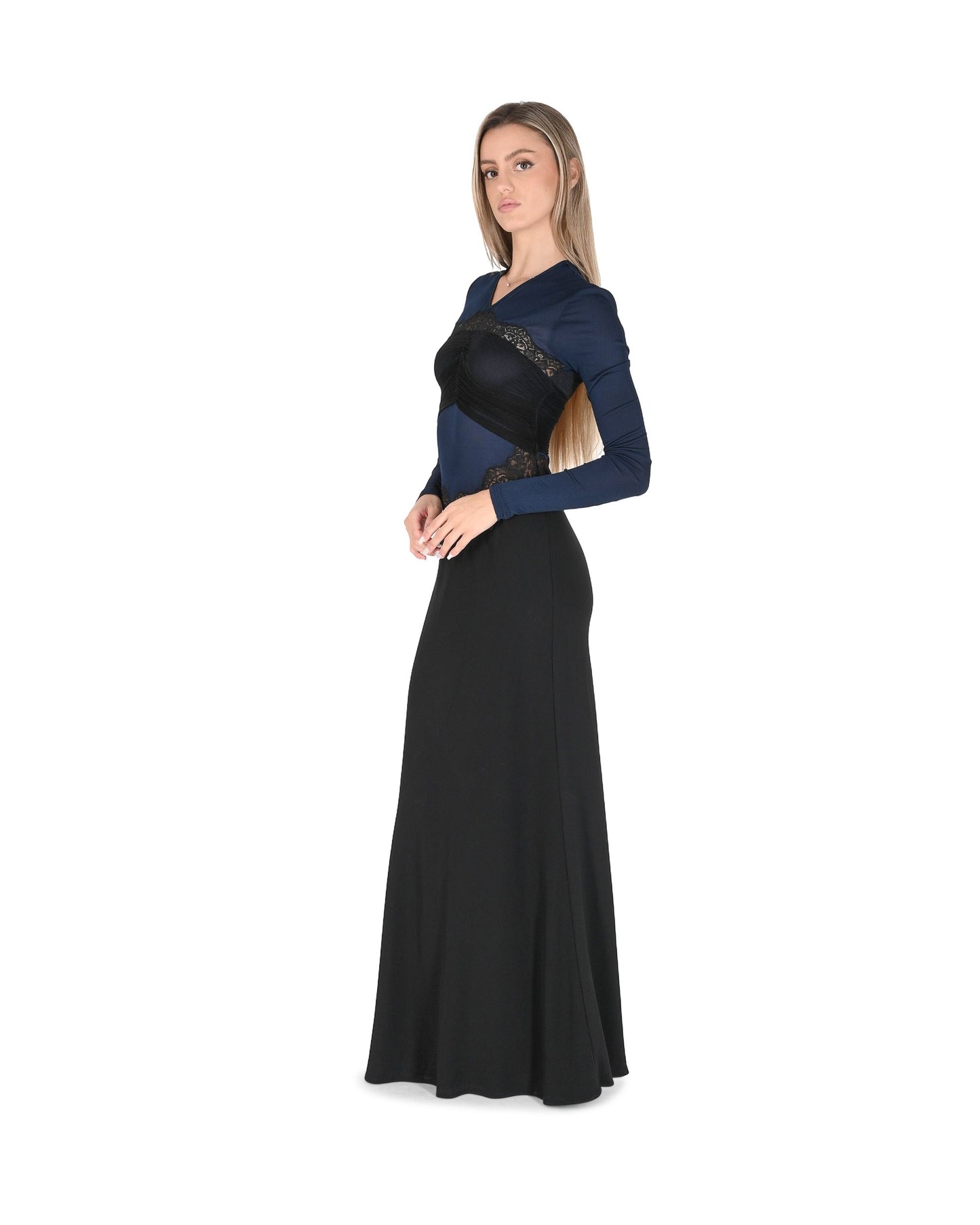 Christopher Esber Womens Dress 24033117 BLUE/BLACK 5B2