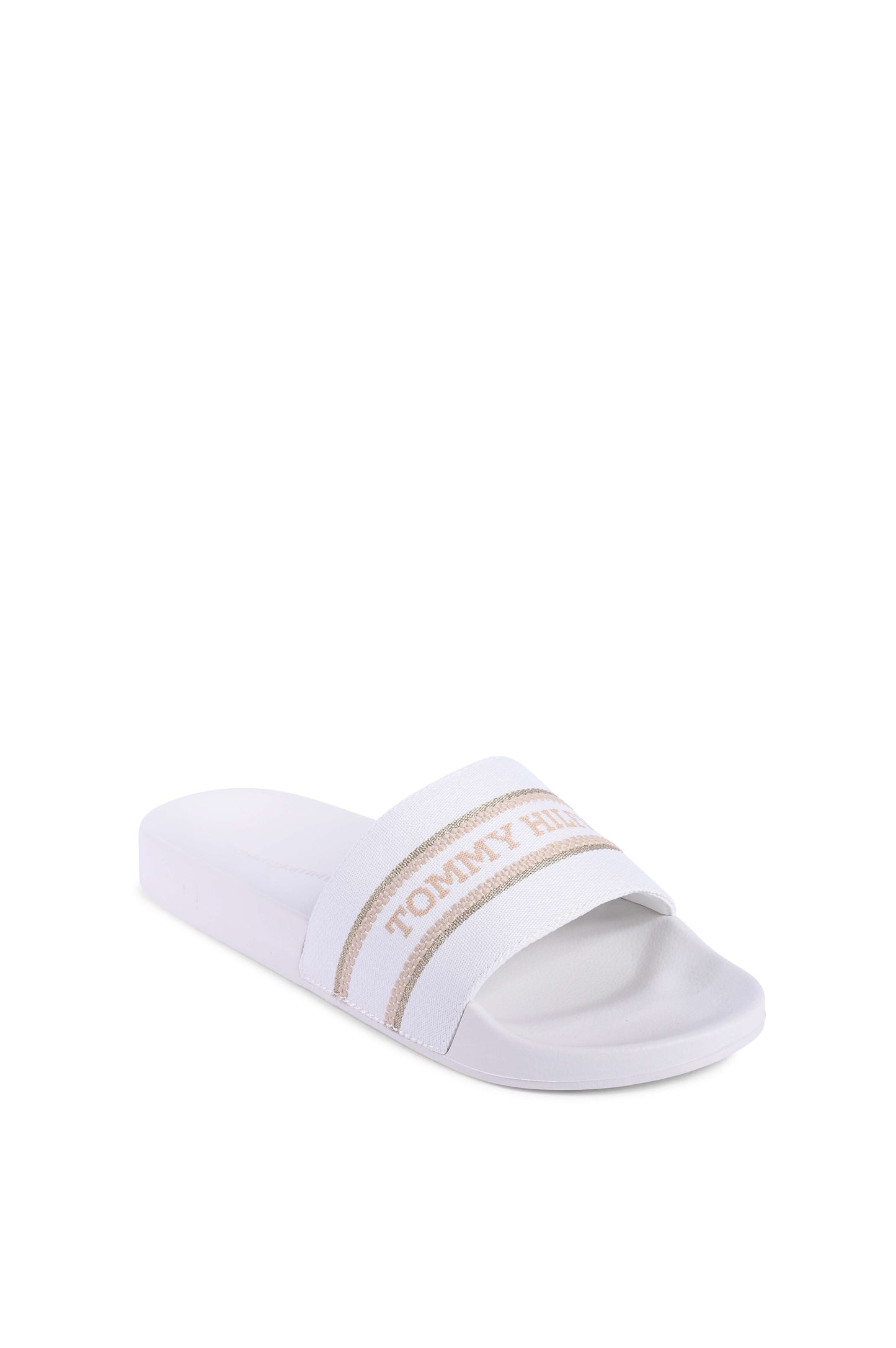 Tommy Hilfiger Womens Slide White FW0FW07845YBL