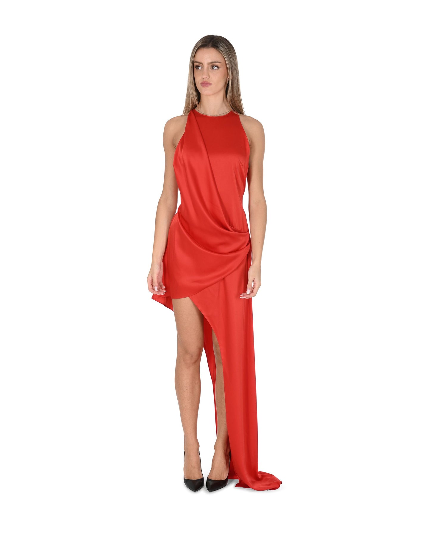 David Koma Womens Dress PF24DK17DA RED 101