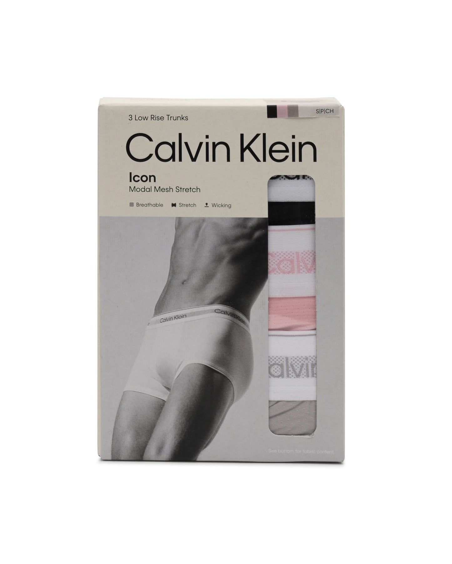 Calvin Klein Mens Low Rise Trunk 000NB3956AVR5