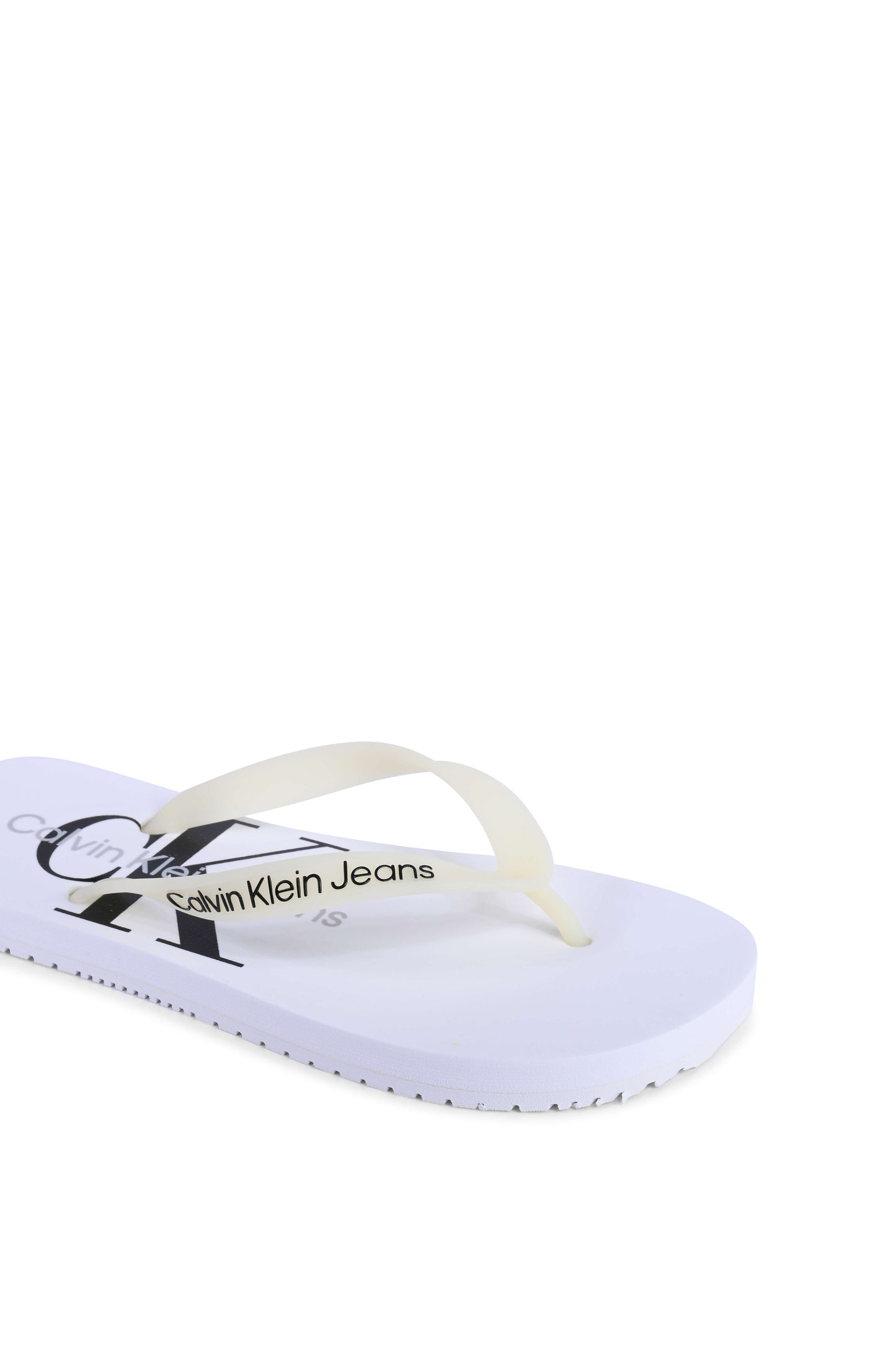 Calvin Klein Womens Flip flop White YW0YW01246YBR