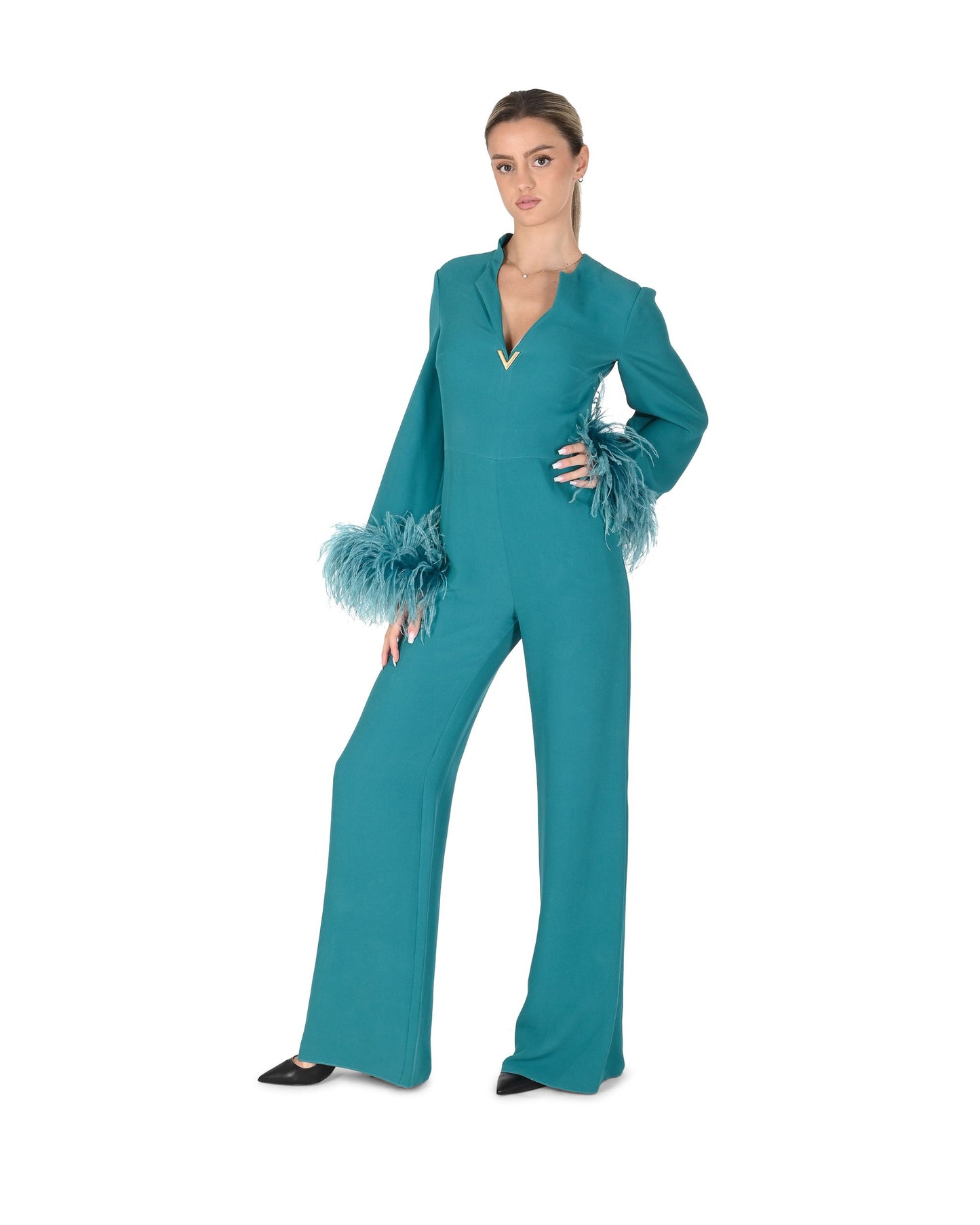 Valentino Womens Jumpsuit VE3J01MM ZGJ 401